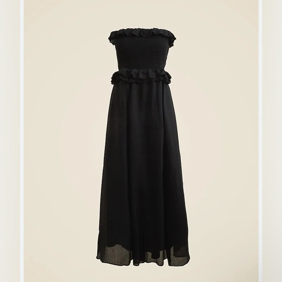 J. Crew Factory Black Strapless Dress - Picture 2 of 6